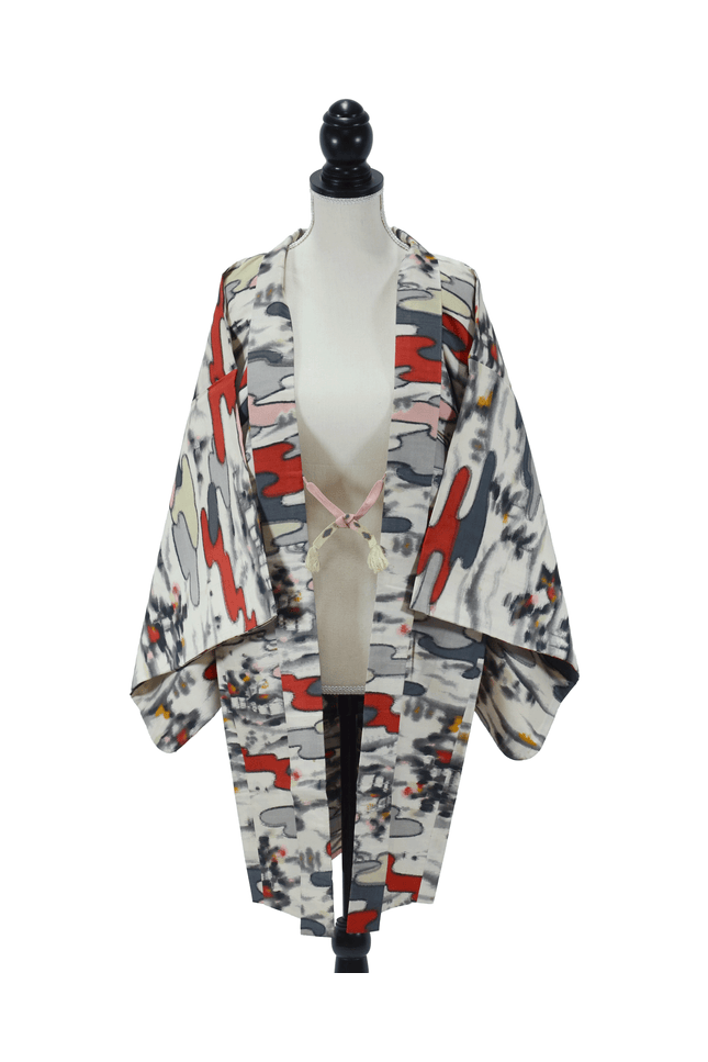 Antiker Meisen Haori mit abstraktem Muster