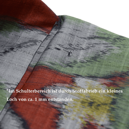 Antiker Meisen Haori mit botanischem Muster – Japanische Kimono-Jacke, ca. 1920er–1930er Jahre