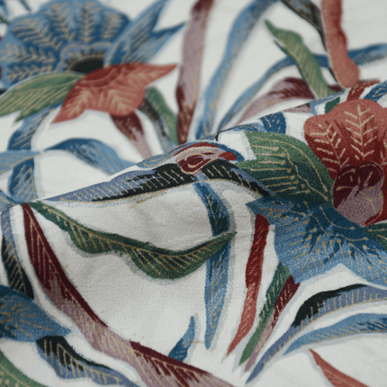 Vintage Haori with Botanical Sarasa Pattern