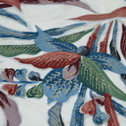 Vintage Haori with Botanical Sarasa Pattern