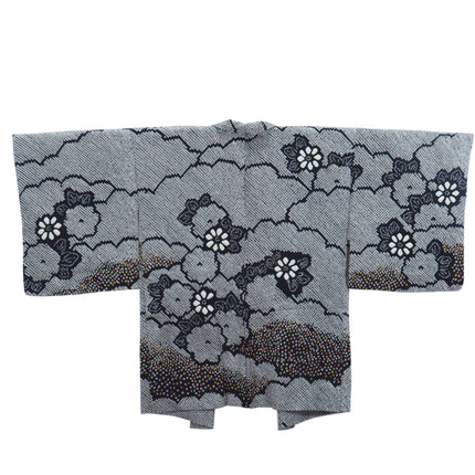 Haori with Shibori pattern – Black