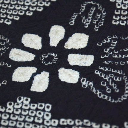 Haori with Shibori pattern – Black