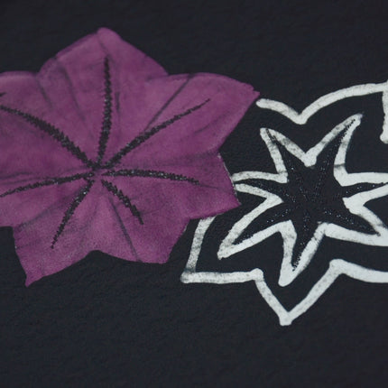 Haori - Black with Purple