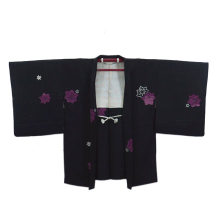 Haori - Black with Purple