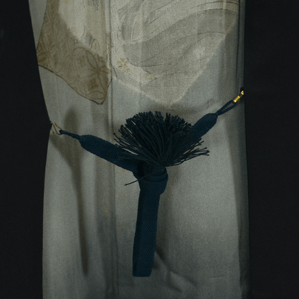 Vintage Haori mit Bijin-ga-Motiv im Innenfutter