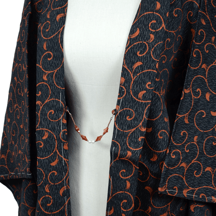 Rose Ember - Vintage Haori Himo