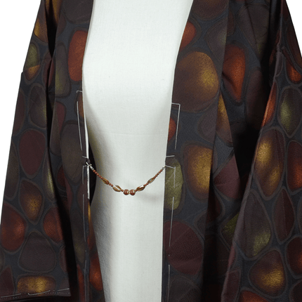 Brown Beige Contrast - Vintage Haori Himo