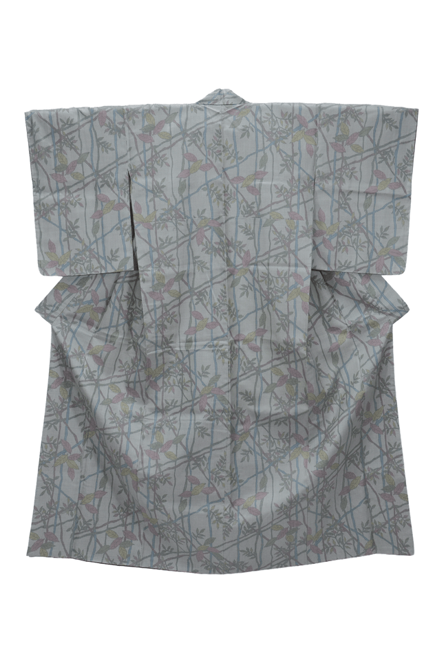 Antique Komonokimono made of pure silk from the early Shōwa period. ( ca. 1930-1940 )