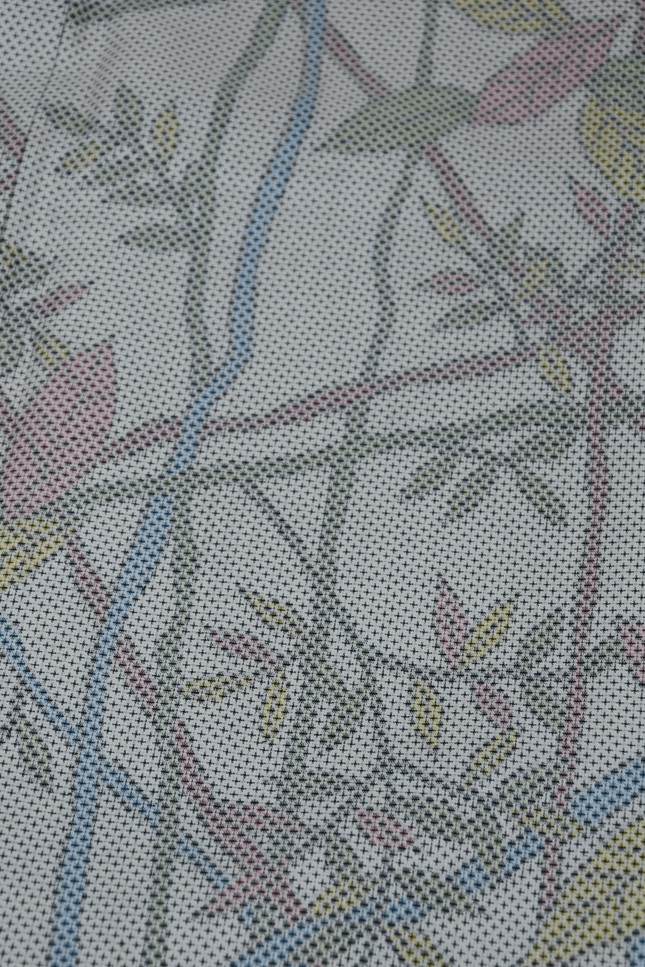 Antique Komonokimono made of pure silk from the early Shōwa period. ( ca. 1930-1940 )