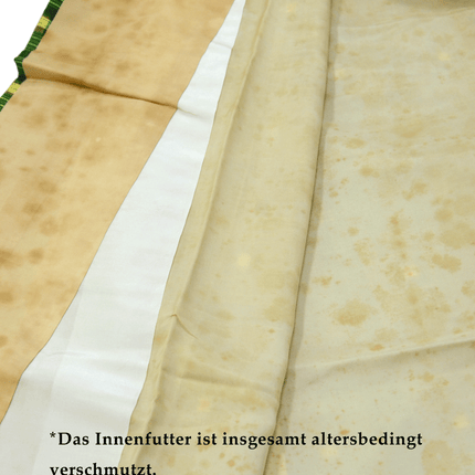 Vintage-Kimono mit geometrischem Allover-Muster, vermutlich aus der mittleren Shōwa-Zeit (ca. 1955–1975)