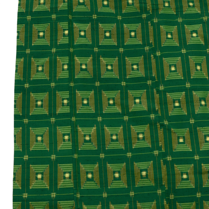Vintage-Kimono mit geometrischem Allover-Muster, vermutlich aus der mittleren Shōwa-Zeit (ca. 1955–1975)