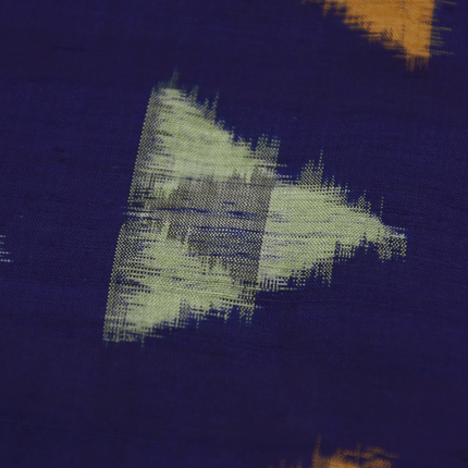 Vintage Kimono in Indigoblau aus der Zeit ca. 1930–1950.