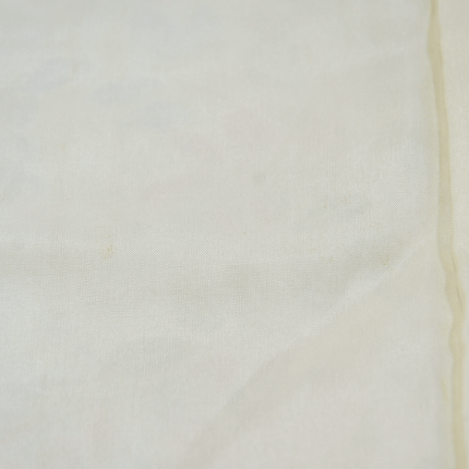 Vintage Kimono mit feinem Blattmuster in Pastellfarben aus Seide (1960–1980)