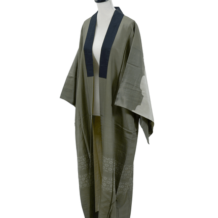 Antikes Herren-Nagajuban mit Setsubun-Motiv | Japan, ca. 1920–1940