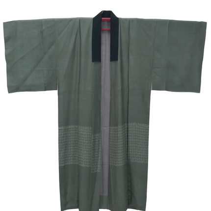 Antikes Herren-Nagajuban mit Fuji- und Drachenmotiv | Japan, ca. 1920–1950