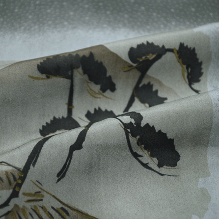 Antikes Herren-Nagajuban mit Fuji- und Drachenmotiv | Japan, ca. 1920–1950